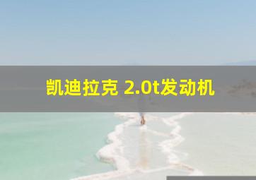 凯迪拉克 2.0t发动机